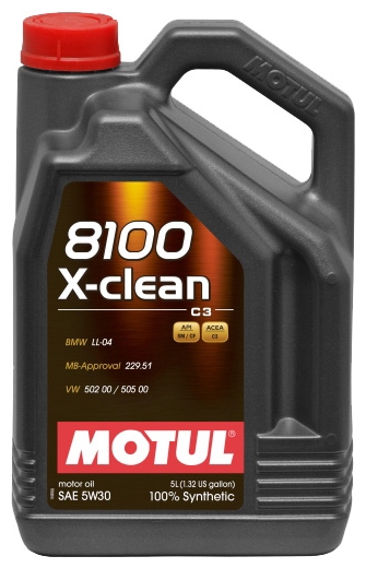 Motul 8100 X Clean 5W-30 A3/B4/C3