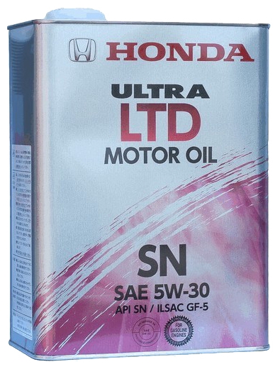 HONDA 5W-30 Ultra LTD SN полусинтетика арт. 0821899974